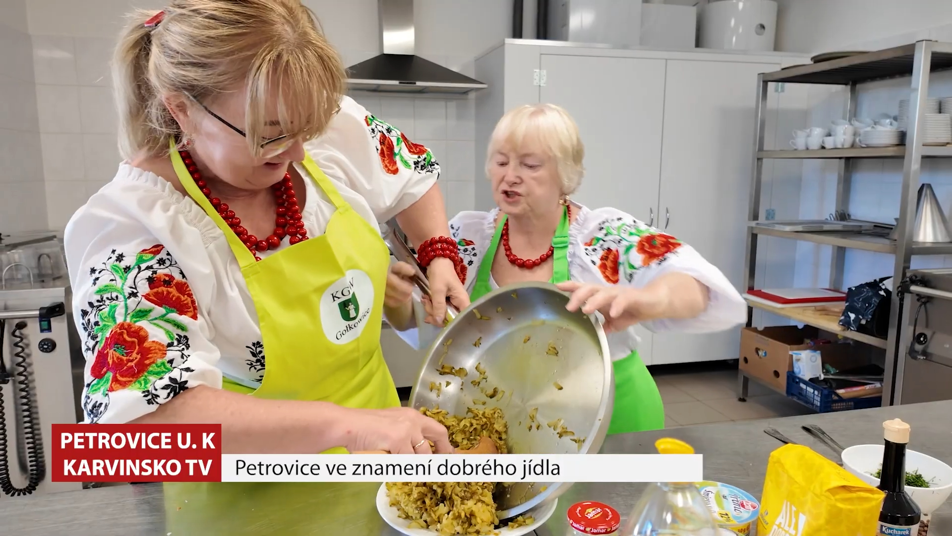 Česko-polské vaření a smažení bramboráků 