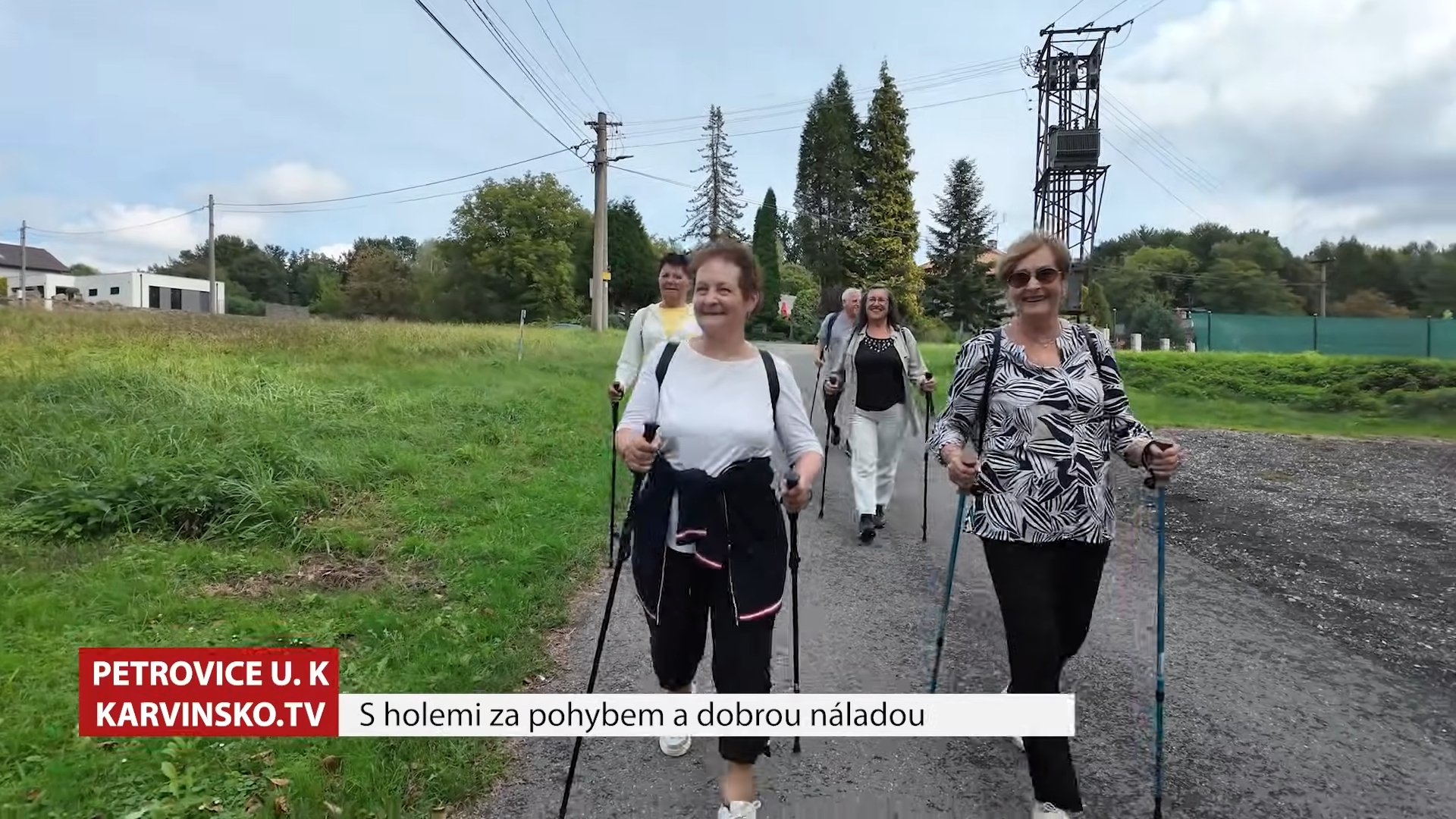 Společný Nordic Walking seniorů z Česka a Polska!