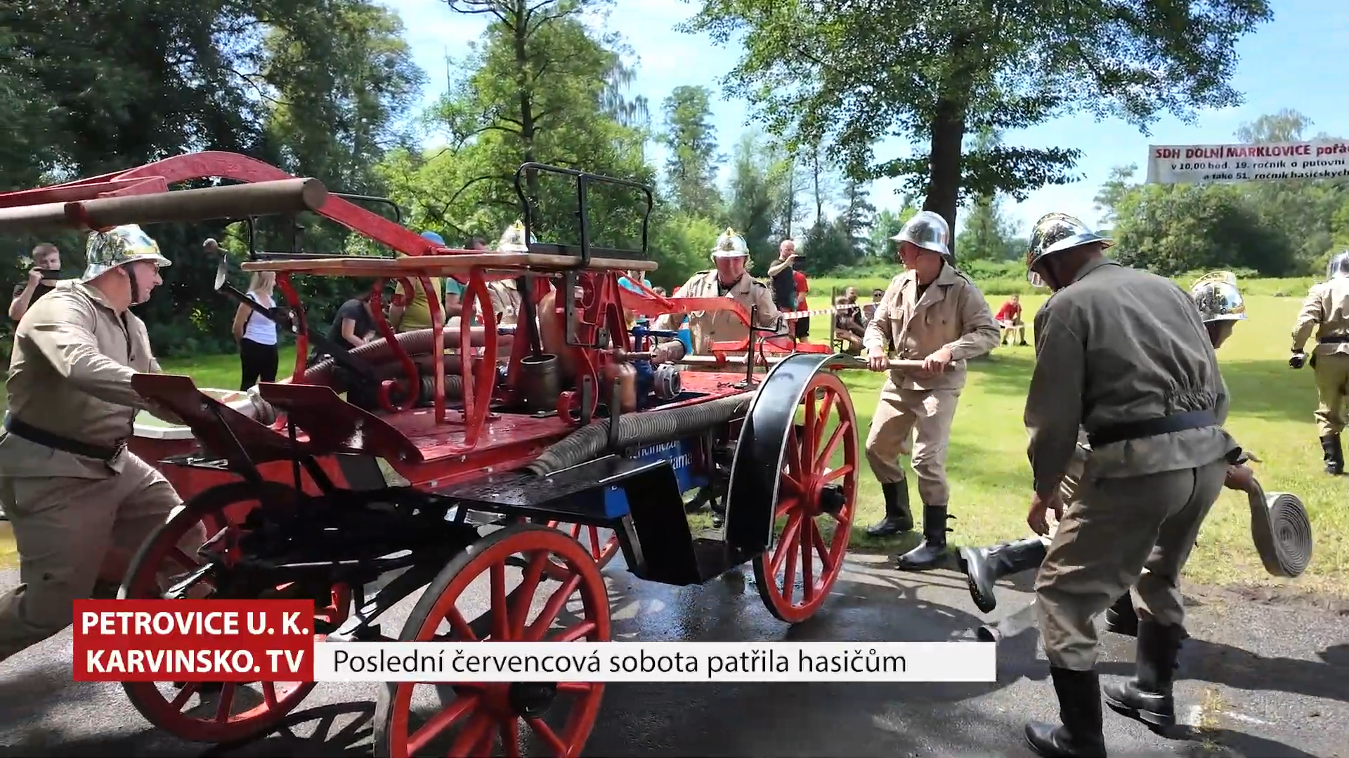 Hasičská sobota v Marklovicích