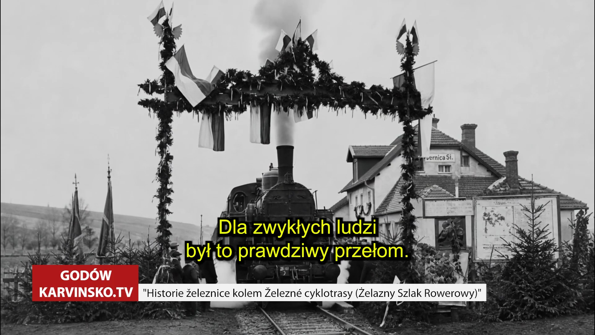 III. Historie železnice kolem Železné cyklotrasy (Żelazny Szlak Rowerowy)