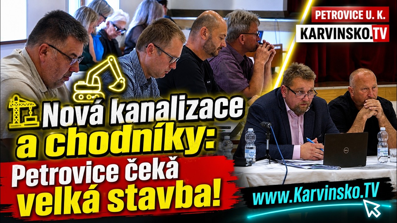 Nové chodníky i kanalizace. Jak zastupitelé Petrovic u Karviné plánují rozvoj obce? 