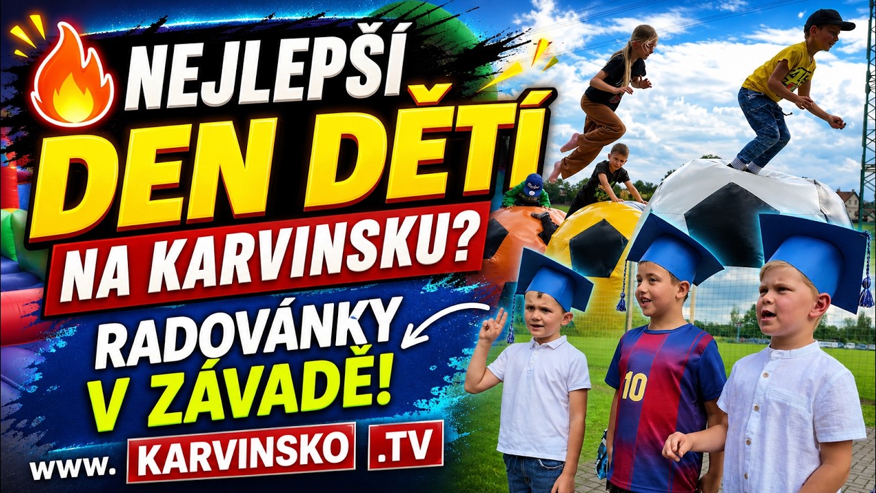  Velkolepé Radovánky v Závadě: Pasování prvňáčků, pěnové dělo i divoká ohňová show!