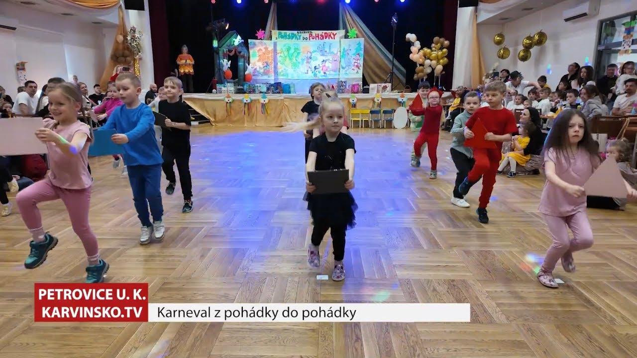 Karneval v Dolních Marklovicích roztančil děti i pohádkové postavy 