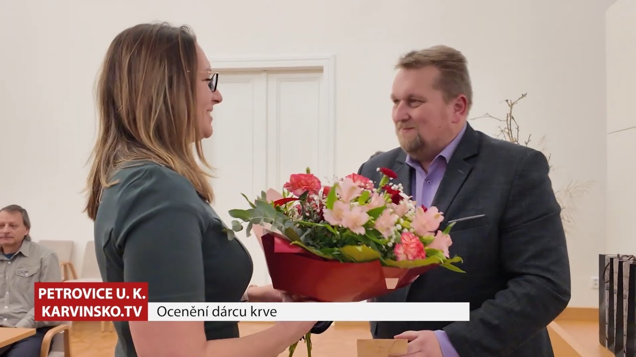 Dárci krve v Petrovicích získali Zlatý kříž