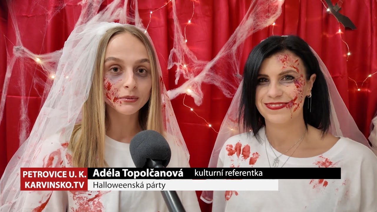 Halloweenská párty - Krvavá nevěsta a 70 masek!