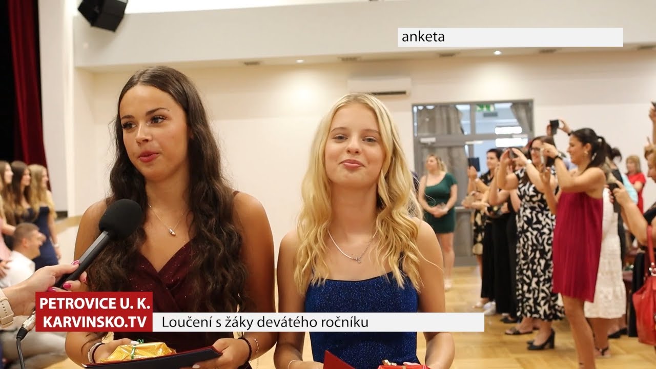 Loučení s žáky devátého ročníku