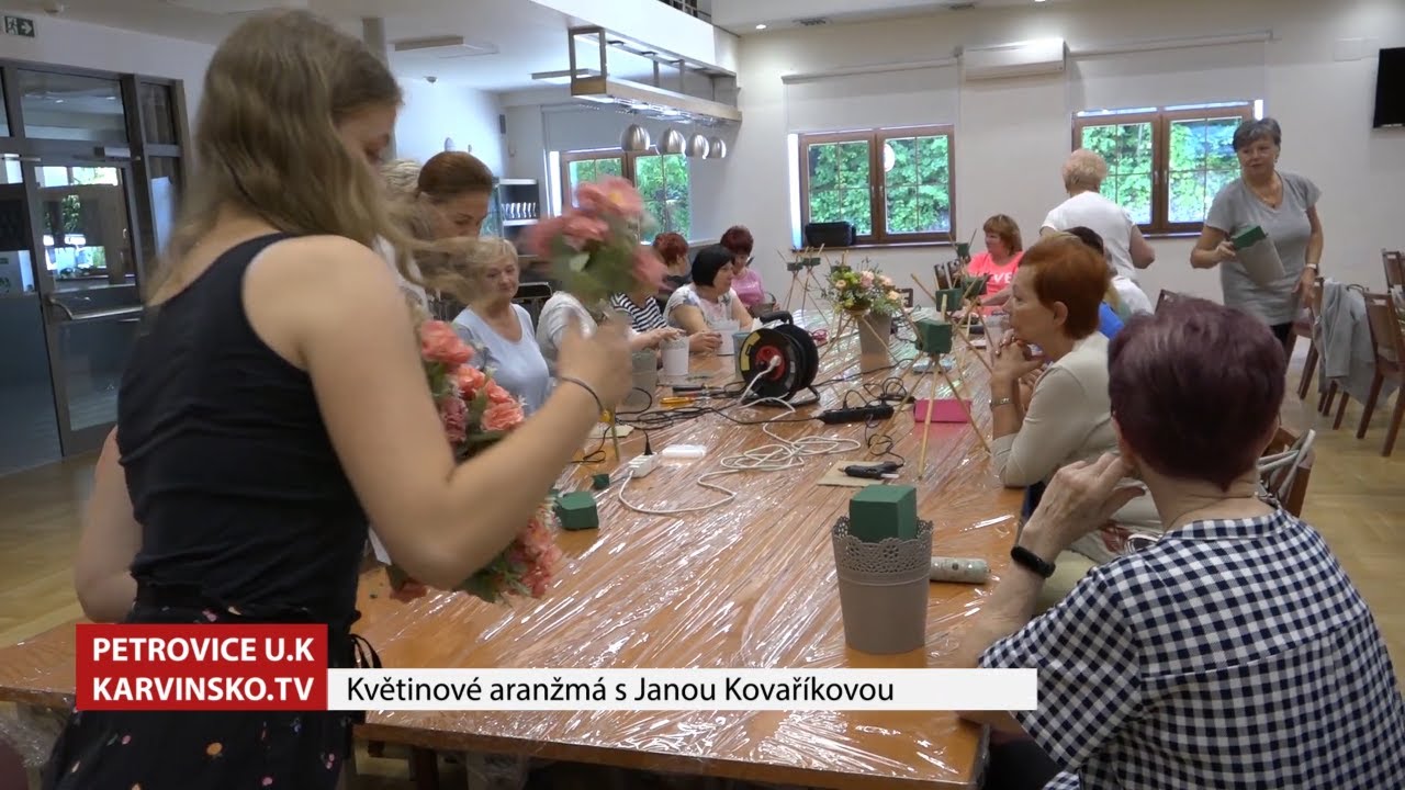 Květinové aranžmá s Janou Kovaříkovou 