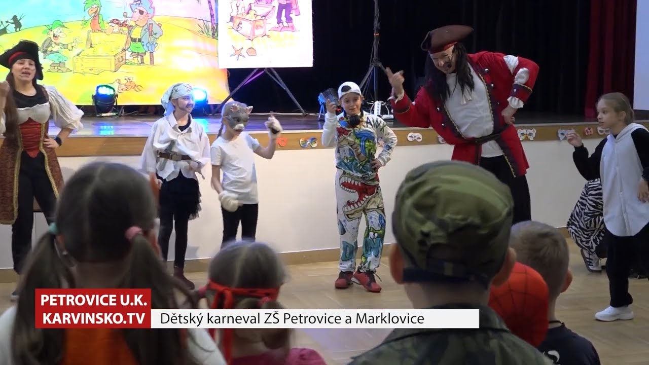 Karneval ZŠ Petrovice a Marklovice 