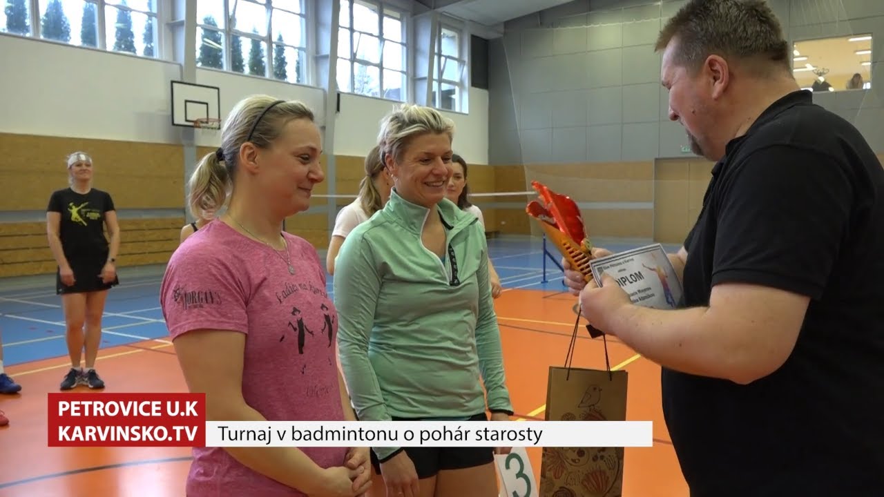 Turnaj v badmintonu o pohár starosty 