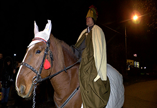 Příjezd Svatého Martina na bílém koni