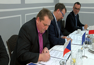 Podpis smlouvy o spolupráci s partnerskou obcí Godów